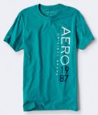 Aeropostale Aeropostale Vertical Aero 1987 Graphic Tee - Lapis, Xsmall