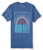 Aeropostale Aeropostale Pacific Coast Sun Graphic Tee - Navy, Xsmall