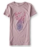 Aeropostale Aeropostale Free State Darling Deer Graphic Tee - Mauve Lace, Xsmall