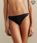 Aeropostale Lld Solid Knotted Side Strap Bikini Bottom