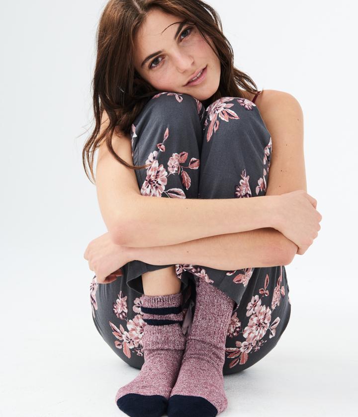 Aeropostale Aeropostale Lld Floral Flannel Sleep Pants - Grey, Xxsmall