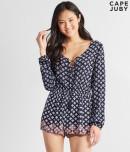 Aeropostale Cape Juby Printed Romper