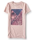 Aeropostale Aeropostale Free State Patchwork Graphic Tee - Light Ping, Xsmall