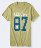 Aeropostale Aeropostale Aero Ny 1987 Graphic Tee - Green, Small