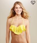 Aeropostale Chevron Flounce Bandeau