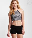 Aeropostale Lld Tribal Halter Crop Top