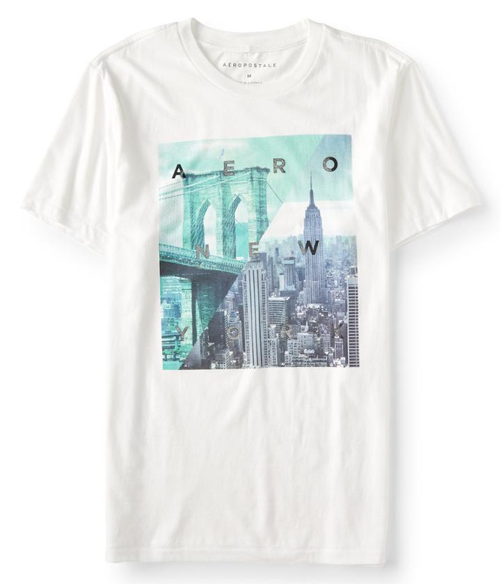 Aeropostale Aeropostale Aero New York Cityscape Graphic Tee - Bleach, Xsmall