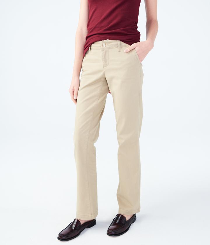 Aeropostale Aeropostale Curvy Core Twill Pants - Tan, 000r