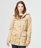 Aeropostale Aeropostale Hooded Cinched-waist Parka - Feather Grey, Xsmall