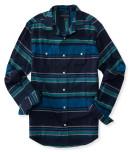 Aeropostale Long Sleeve 2 Pocket Woven Shirt