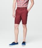 Aeropostale Aeropostale Classic Reflex Flat-front Shorts - Woodland Berry, 29