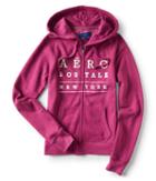 Aeropostale Aeropostale New York Full-zip Hoodie - Fuchsia, Xsmall