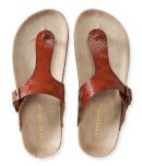 Aeropostale Diamond Embossed T-strap Slide Sandal