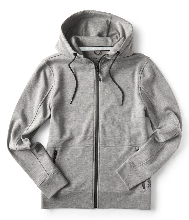 Aeropostale Aeropostale Athletic Warm-up Full-zip Hoodie - Medium Heather Grey, Xsmall