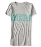 Aeropostale Aeropostale Aero Chest Stripe Graphic Tee - Light Heather Grey, Xsmall