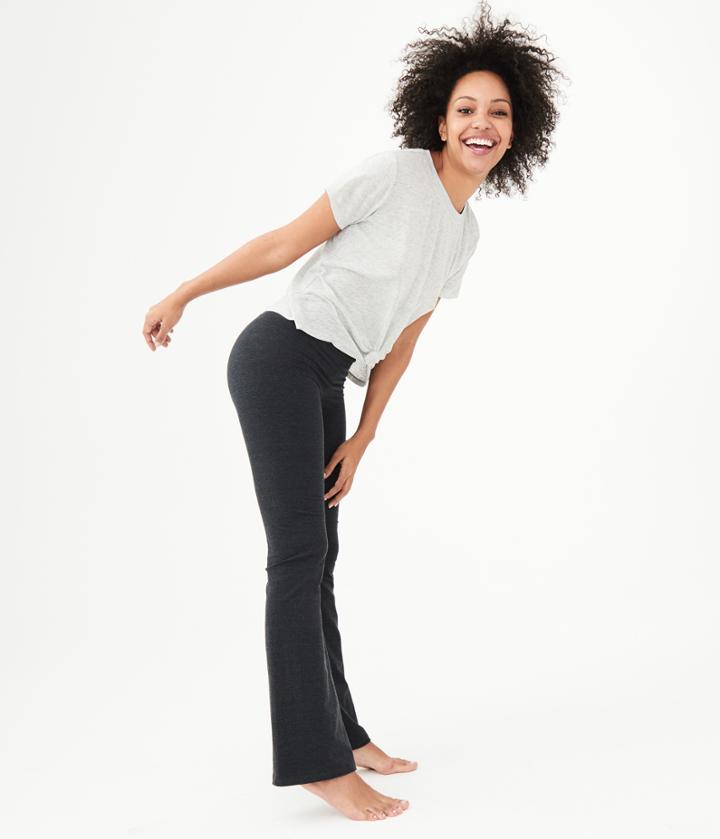 Aeropostale Aeropostale Lld Bootcut Lounge Pants - Charcoal Heather Grey, Medium
