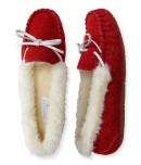 Aeropostale Faux Fur Trimmed Moccasin