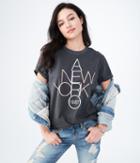 Aeropostale Aeropostale Aero New York Graphic Tee - Black, Small