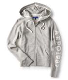 Aeropostale Aeropostale Aero 1987 Full-zip Hoodie - Light Heather Grey, Xsmall