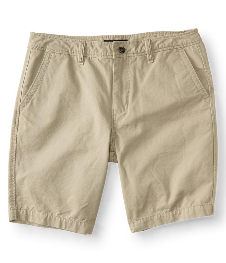 Aeropostale Aeropostale Classic Reflex Flat-front Shorts - Tundra, 36