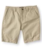 Aeropostale Aeropostale Classic Reflex Flat-front Shorts - Tundra, 36
