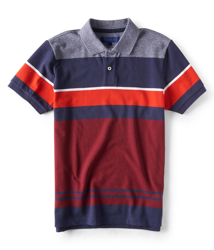 Aeropostale Aeropostale Colorblocked Piqu Polo - Woodland Berry, Xsmall