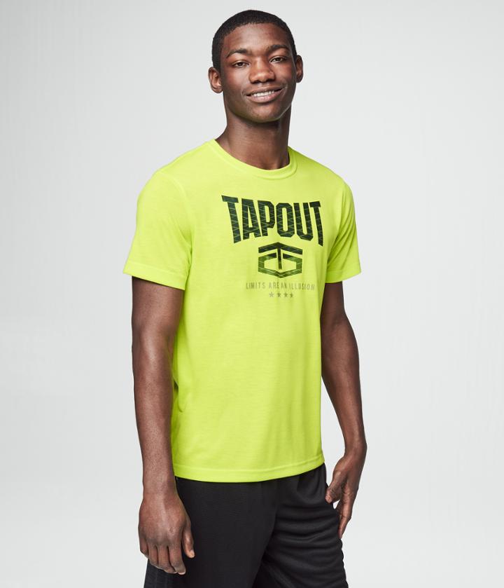 Aeropostale Aeropostale Tapout Crossfade Graphic Tee - Lime Green, Small