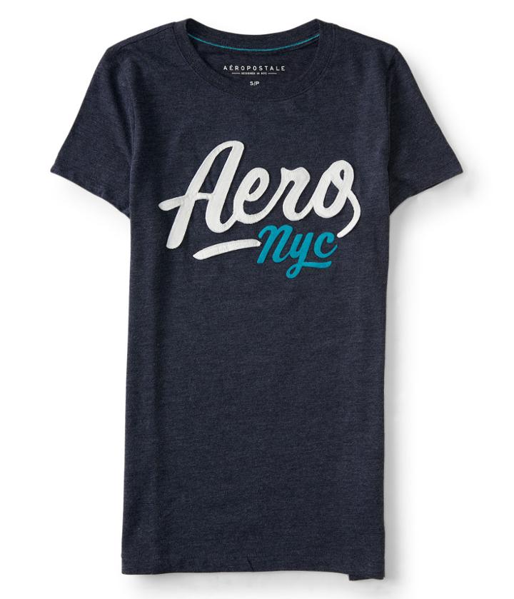 Aeropostale Aeropostale Aero Nyc Graphic Tee - Classic Navy, Xsmall