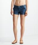 Aeropostale Solid Utility Twill Midi Shorts