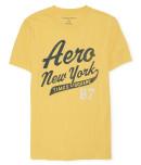 Aeropostale Aero Varsity Tsq Logo Graphic T
