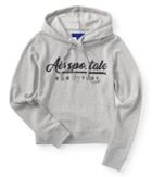 Aeropostale Script Aropostale New York Pullover Hoodie - Light Heather Grey, Xsmall