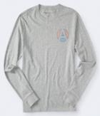 Aeropostale Aeropostale Circle A Graphic Tee - Light Heather Grey, Medium