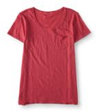 Aeropostale Aeropostale Solid Cambridge Tee - Light Red, Large