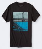 Aeropostale Aeropostale City Bridge Graphic Tee - Black, Xsmall