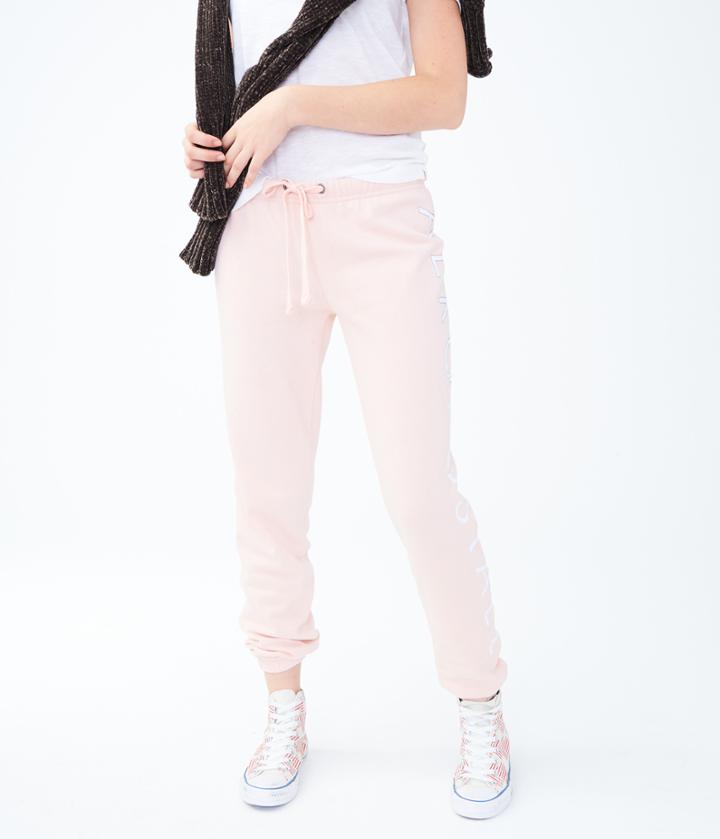 Aeropostale Aeropostale Logo Classic Cinch Sweatpants - Light Ping, Xsmall