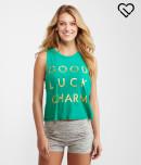 Aeropostale Lld Luck Knot-accent Tank
