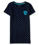 Aeropostale 1987 Shield Patch Polka Dot Tee