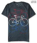 Aeropostale Schwinn Triple Bike Graphic T