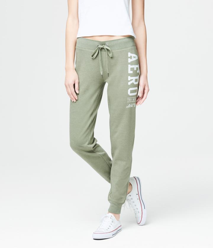 Aeropostale Aeropostale Aero Tri-state Jogger Sweatpants - Panama Olive, Xlarge