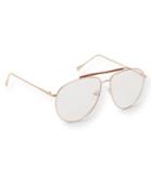 Aeropostale Aeropostale Clear Aviator Reader Glasses - Gold