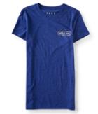 Aeropostale Aeropostale Free State Anti-social Graphic Tee - Royal Blue, Xsmall