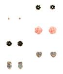 Aeropostale Rose Stud Earring 6-pack