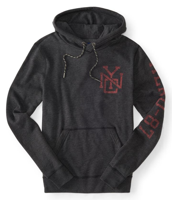 Aeropostale Aeropostale Aero Nyc Pullover Hoodie - Black, Xsmall