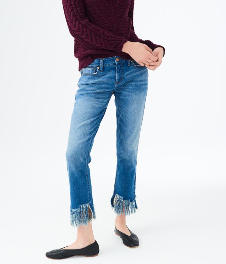 Aeropostale Aeropostale Low-rise Ankle Straight Jean - Medium Wash, 000r