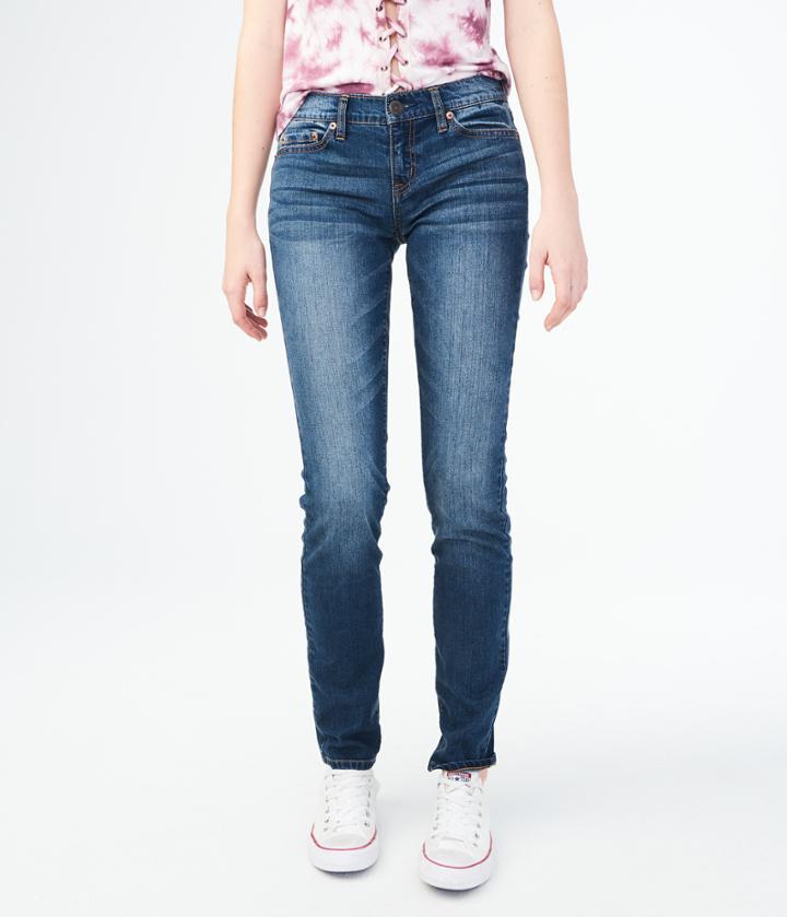 Aeropostale Aeropostale Low-rise Skinny Jean - Medium Wash, 000 S