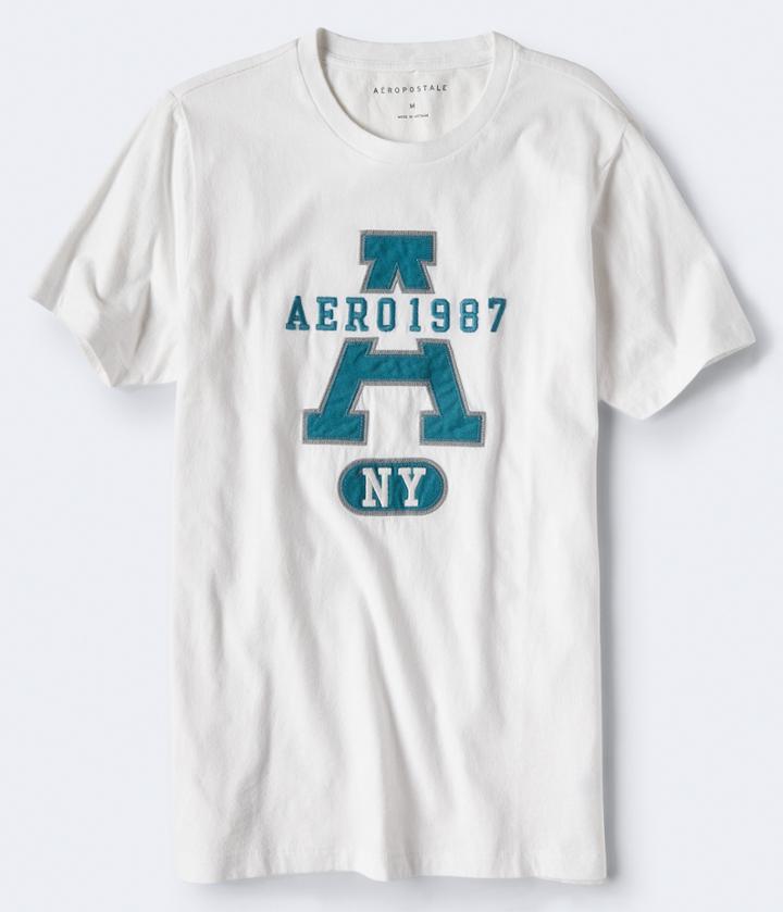 Aeropostale Aeropostale Big A Ny Graphic Tee - Bleach, Xsmall