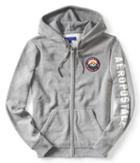 Aeropostale Aropostale Northeast Full-zip Hoodie - Medium Heather Grey, Xsmall