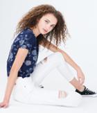 Aeropostale Aeropostale Seriously Stretchy High-waisted Ankle Jegging - Floral White, 000r