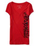 Aeropostale Sequined Aro V-neck Graphic T