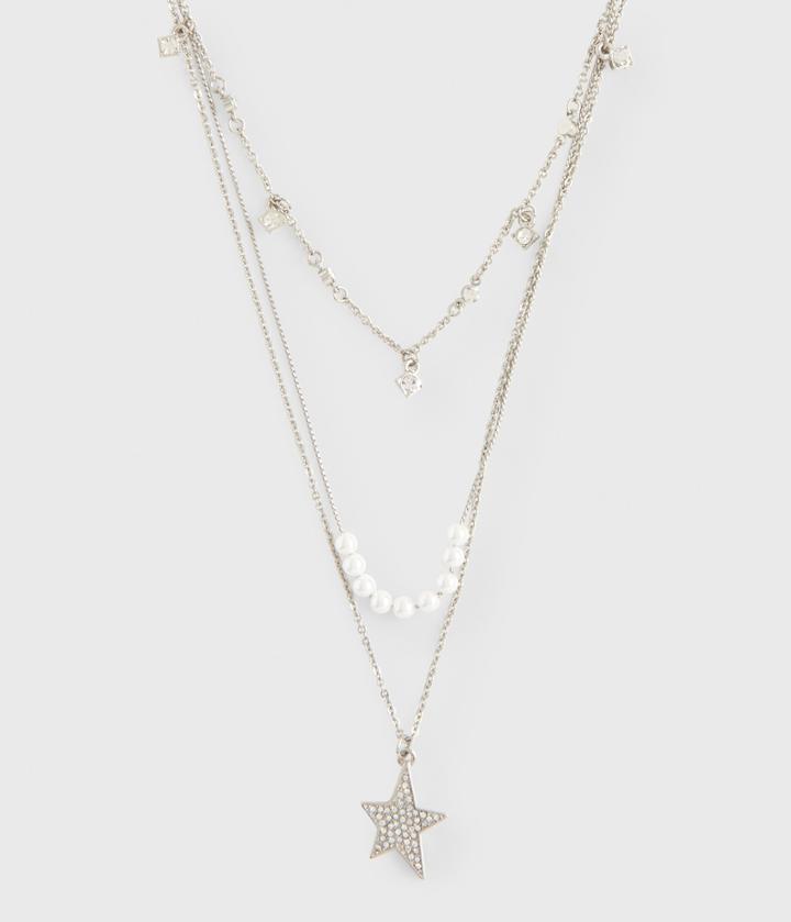 Aeropostale Aeropostale Star & Velvet Choker Short-strand Necklace 2-pack - Black